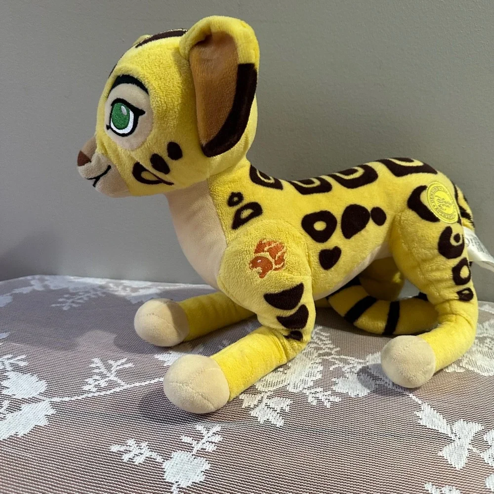 Disney Store The Lion Guard Kion Plush Stuffed Animal Yellow Spotted Cub